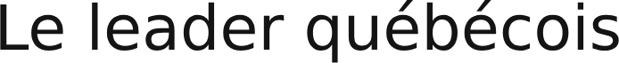 Le leader québécois